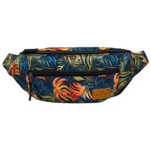 Modna saszetka na biodra lub przez ramię zamykana suwakiem - Rovicky-2