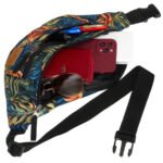 Modna saszetka na biodra lub przez ramię zamykana suwakiem - Rovicky-8