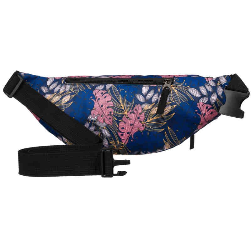 Saszetka damska na biodra lub przez ramię pokryta kwiatowym wzorem - Rovicky-4