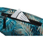 Saszetka damska z poliestru w roślinny wzór - Rovicky-6