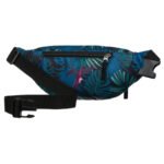 Saszetka damska z poliestru w modny, roślinny wzór, zawieszona na regulowanym pasku - Rovicky-4