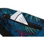 Saszetka damska z poliestru w modny, roślinny wzór, zawieszona na regulowanym pasku - Rovicky-6