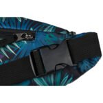 Saszetka damska z poliestru w modny, roślinny wzór, zawieszona na regulowanym pasku - Rovicky-7