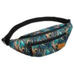 Kwiecista nerka damska z poliestru zawieszona na regulowanym pasku - Rovicky-1