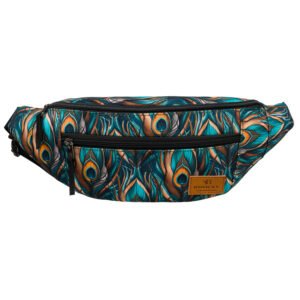 Kwiecista nerka damska z poliestru zawieszona na regulowanym pasku - Rovicky-2