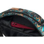 Kwiecista nerka damska z poliestru zawieszona na regulowanym pasku - Rovicky-5