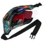 Kwiecista nerka damska z poliestru zawieszona na regulowanym pasku - Rovicky-8