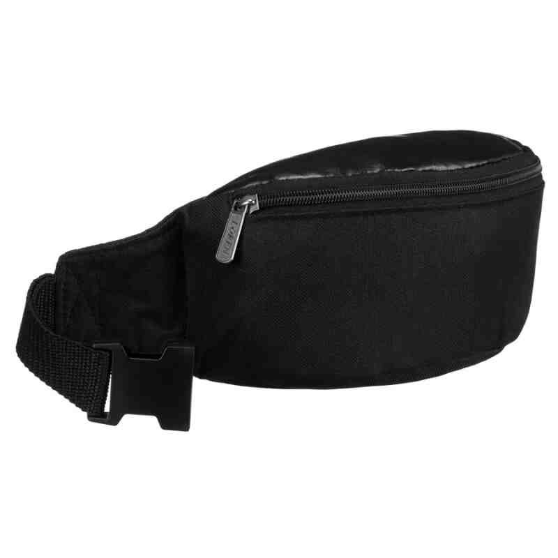 Czarna, kompaktowa saszetka z poliestru - Loren-3