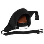 Czarna, kompaktowa saszetka z poliestru - Loren-5