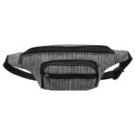 Szara saszetka sportowa wykonana z poliestru-2