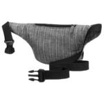 Szara saszetka sportowa wykonana z poliestru-4