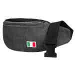 Czarna nerka miejska zapinana solidnym suwakiem-3