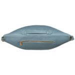 Modna sportowa niebieska saszetka damska na biodra, na ramię lub przez ramię nerka crossbody z eko skóry Peterson-6