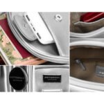 Modna srebrna saszetka damska z eko skóry nerka na ramię crossbody Peterson-8