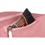 Miejska saszetka z poliestru w różowym kolorze - Peterson-8