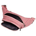 Miejska saszetka z poliestru w różowym kolorze - Peterson-7