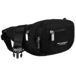 Saszetka miejsko-sportowa w czarnym kolorze - Peterson-4