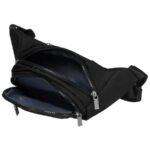 Saszetka miejsko-sportowa w czarnym kolorze - Peterson-5