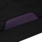 Sportowa saszetka z poliestru w czarnym kolorze - Peterson-16