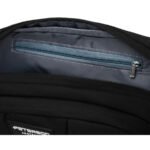 Sportowa saszetka z poliestru w czarnym kolorze - Peterson-12