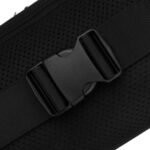 Sportowa saszetka z poliestru w czarnym kolorze - Peterson-14