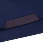 Granatowa, sportowa saszetka z poliestru zamykana suwakiem - Peterson-15