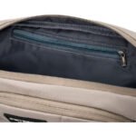 Praktyczna, jasnoszara saszetka sportowa z poliestru zawieszona na regulowanym pasku - Peterson-12