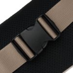 Praktyczna, jasnoszara saszetka sportowa z poliestru zawieszona na regulowanym pasku - Peterson-14