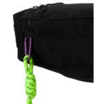 Sportowa, pojemna saszetka z poliestru w czarnym kolorze - Peterson-8