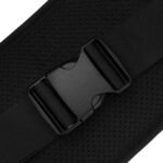 Sportowa, pojemna saszetka z poliestru w czarnym kolorze - Peterson-10