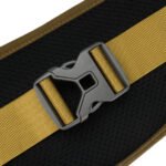 Praktyczna, żółta saszetka z poliestru zamykana suwakiem - Peterson-10