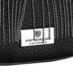 Stylowa, czarna saszetka damska wykonana ze skóry ekologicznej - Peterson-5