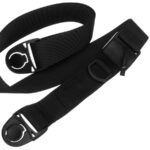 Sportowa saszetka w czarnym kolorze zamykana suwakiem, dwukomorowa - Peterson-10