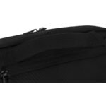 Sportowa saszetka w czarnym kolorze zamykana suwakiem, dwukomorowa - Peterson-8