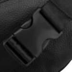 Czarna, skórzana saszetka damska zamykana na suwak - Rovicky-8