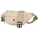 Beżowa, sportowa i praktyczna nerka damska z poliestru - Peterson-6