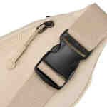 Beżowa, sportowa i praktyczna nerka damska z poliestru - Peterson-11