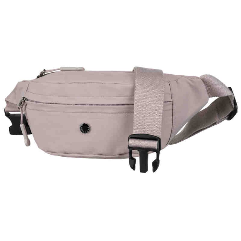 Praktyczna nerka damska na biodra wykonana z poliestru w kolorze lila - Peterson-5