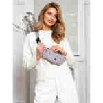 Praktyczna nerka damska na biodra wykonana z poliestru w kolorze lila - Peterson-2