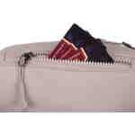 Praktyczna nerka damska na biodra wykonana z poliestru w kolorze lila - Peterson-9