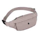 Praktyczna nerka damska na biodra wykonana z poliestru w kolorze lila - Peterson-1