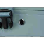 Niebieska nerka damska na biodra z kieszonką na froncie - Peterson-8